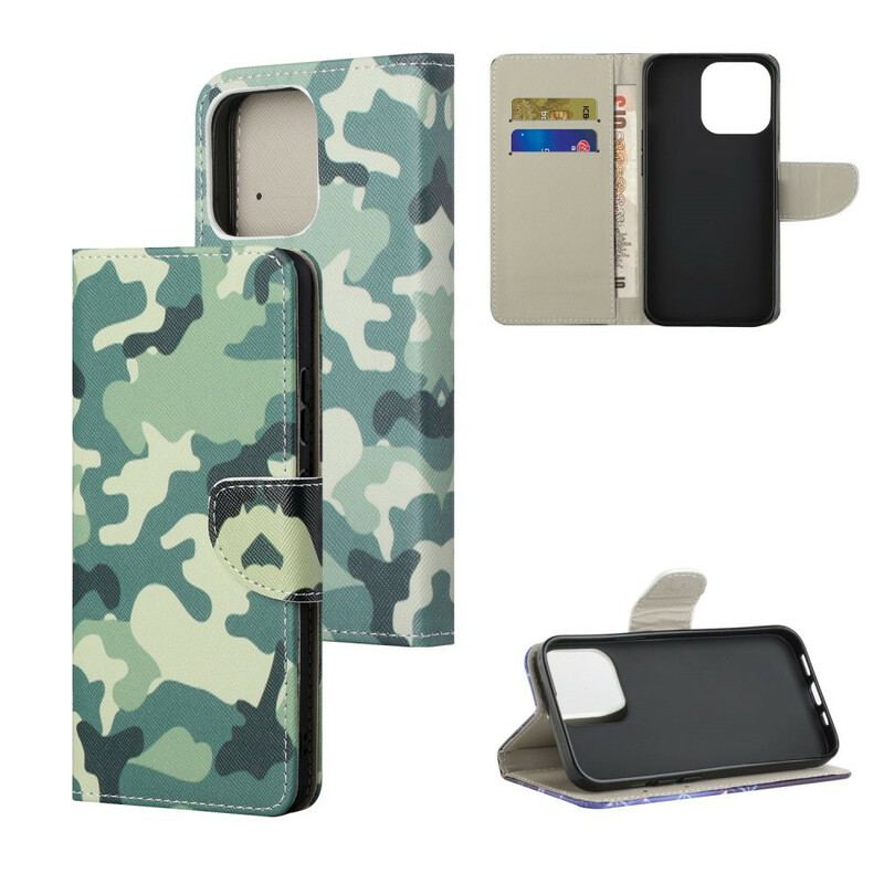 Housse iPhone 13 Pro Max Camouflage Militaire