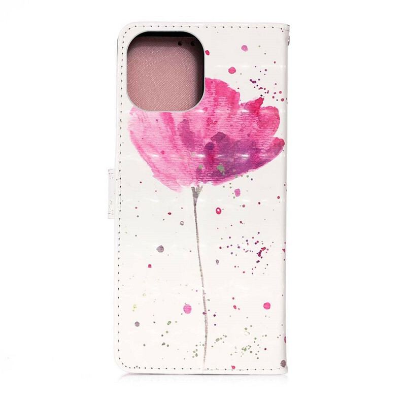 Housse iPhone 13 Pro Max Coquelicot Aquarelle