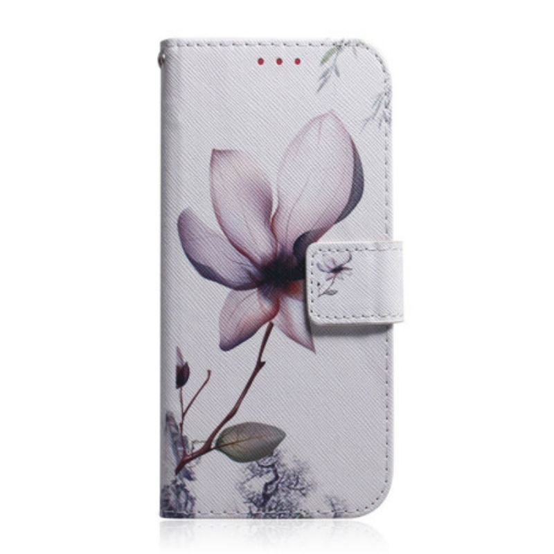 Housse iPhone 13 Pro Max Fleur Vieux Rose