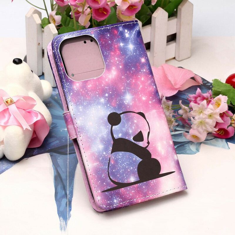 Housse iPhone 13 Pro Max Panda Galaxie