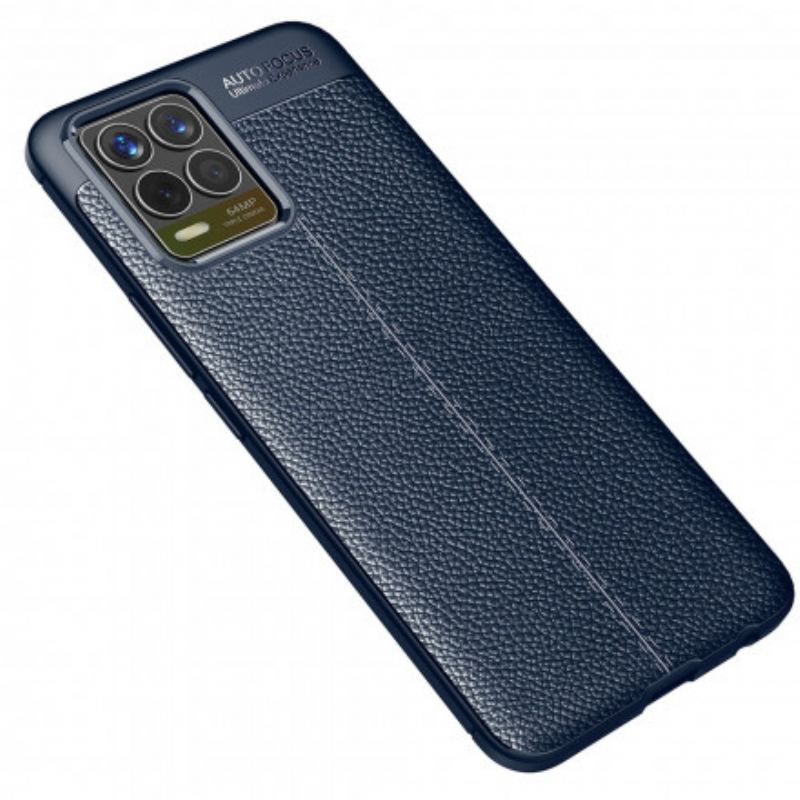 Coque Realme 8 / 8 Pro  Effet Cuir Litchi Double Line