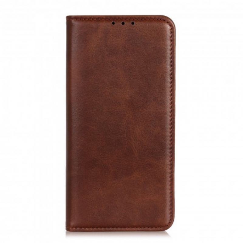 Flip Cover Realme 8 / 8 Pro Cuir Fendu Élégance