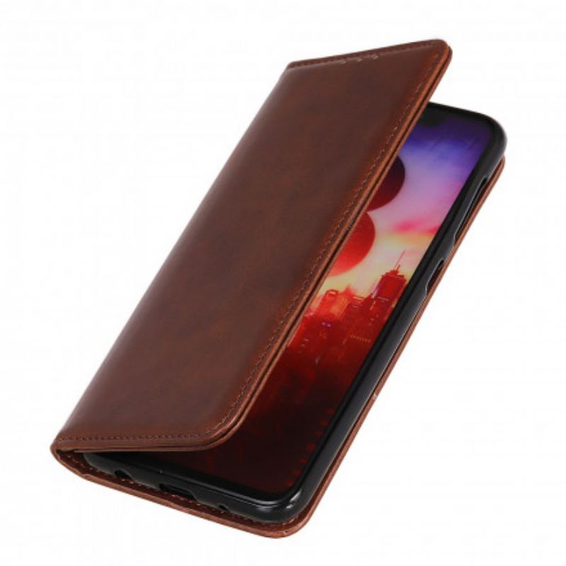 Flip Cover Realme 8 / 8 Pro Cuir Fendu Élégance