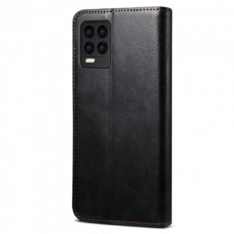 Flip Cover Realme 8 / 8 Pro Simili Cuir Ciré