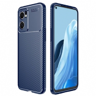 Coque Oppo Find X5 Lite Fibre Carbone Brossée