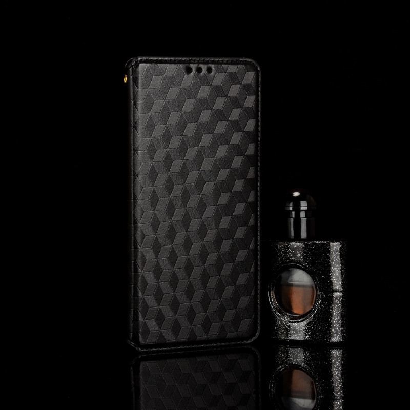 Flip Cover Oppo Find X5 Lite Effet Cuir Diamant