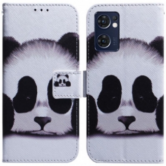 Housse Oppo Find X5 Lite Face de Panda