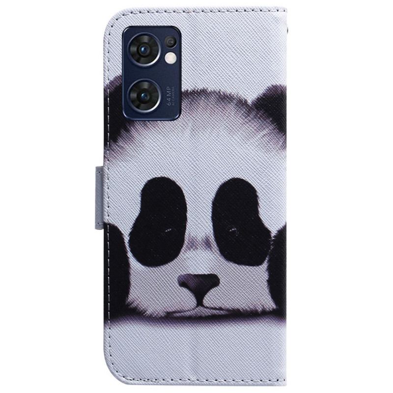 Housse Oppo Find X5 Lite Face de Panda