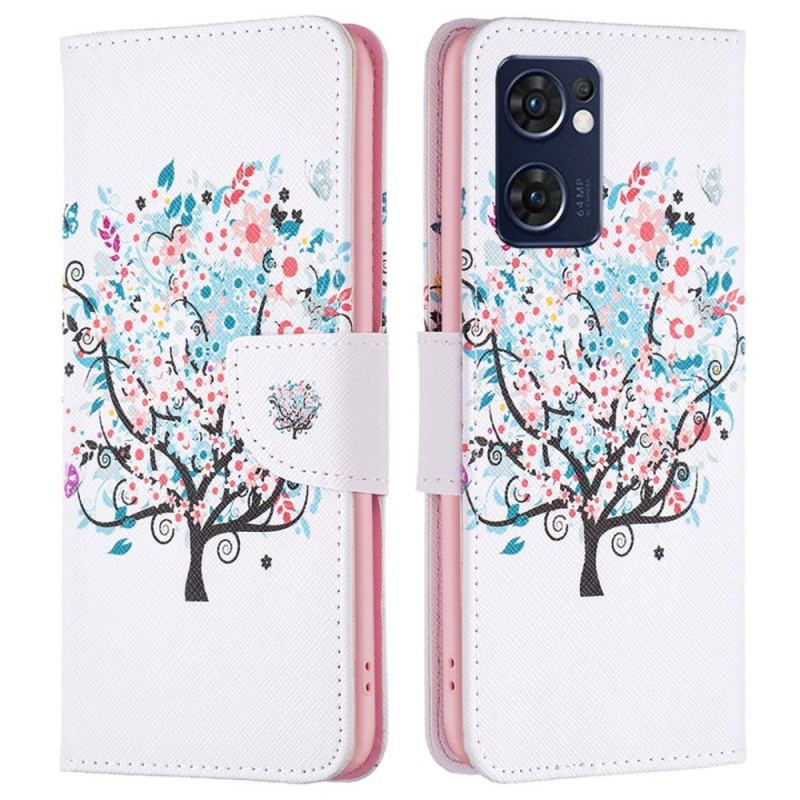 Housse Oppo Find X5 Lite Flowered Tree