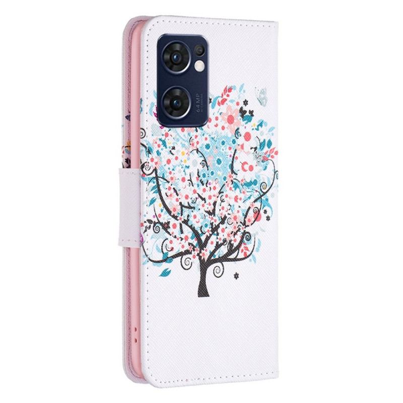 Housse Oppo Find X5 Lite Flowered Tree