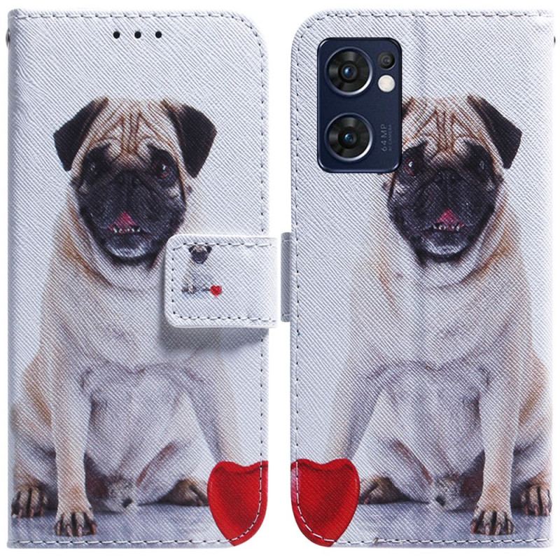 Housse Oppo Find X5 Lite Pug Dog