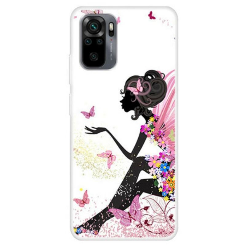 Coque Xiaomi Redmi Note 10/10S/Poco M5s Butterfly Lady