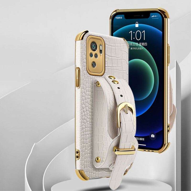 Coque Xiaomi Redmi Note 10/10S/Poco M5s Croco Bracelet