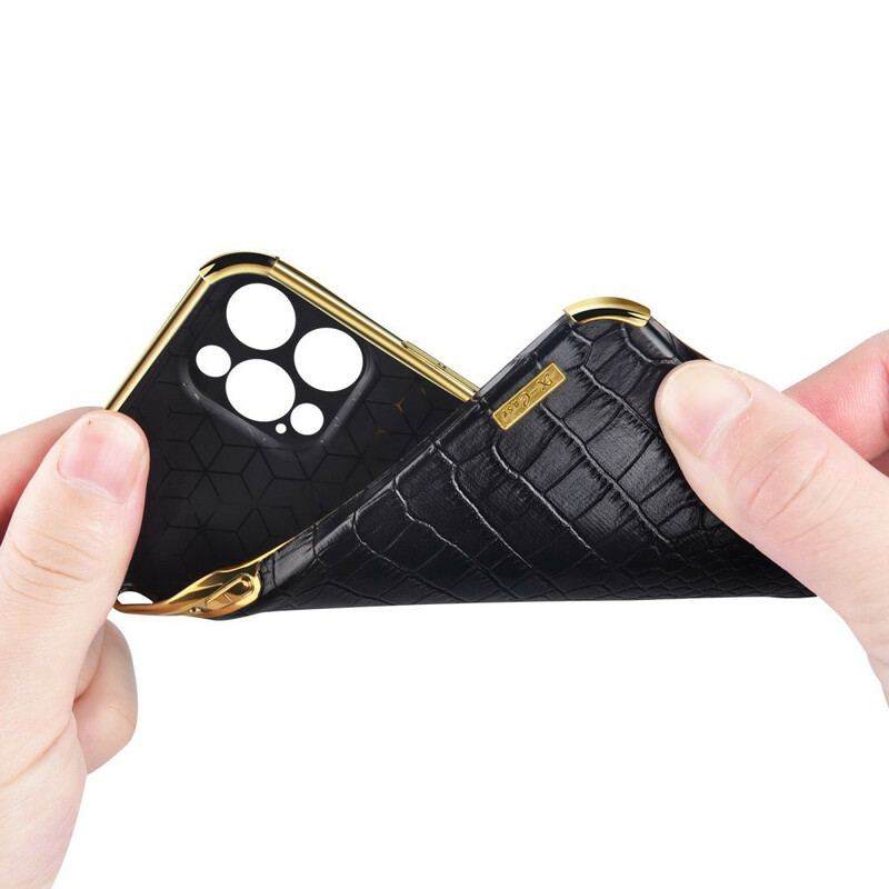 Coque Xiaomi Redmi Note 10/10S/Poco M5s Effet Peau Crocodile