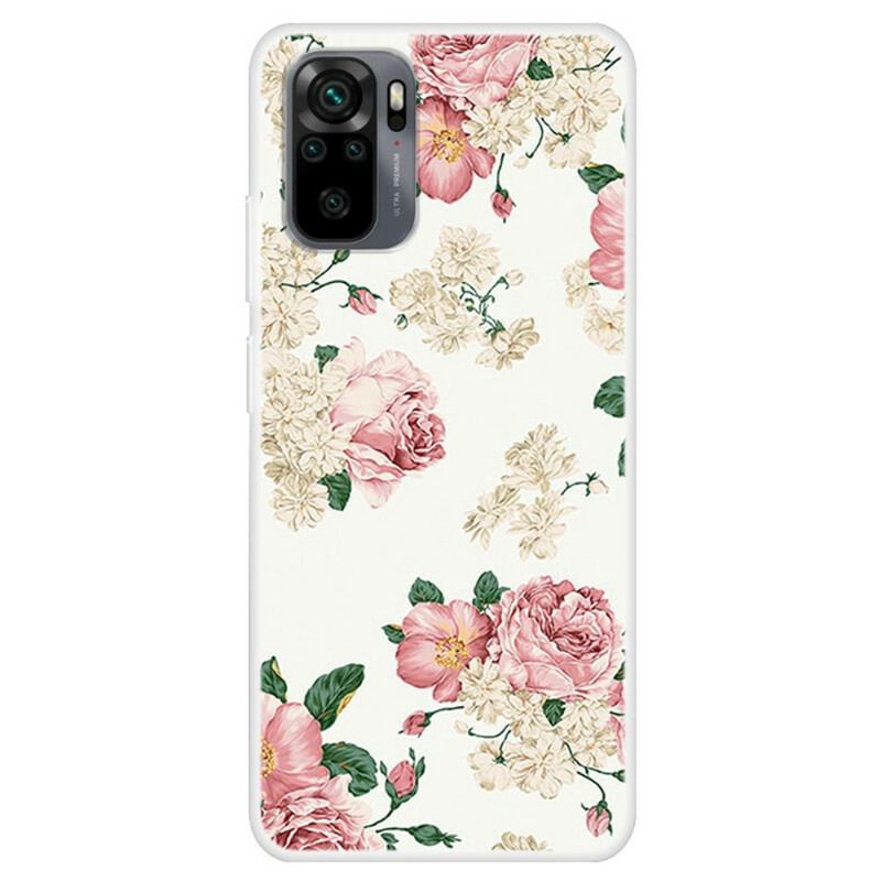 Coque Xiaomi Redmi Note 10/10S/Poco M5s Fleurs Liberty