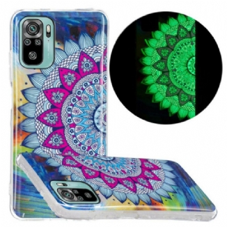 Coque Xiaomi Redmi Note 10/10S/Poco M5s Mandala Coloré Fluorescente