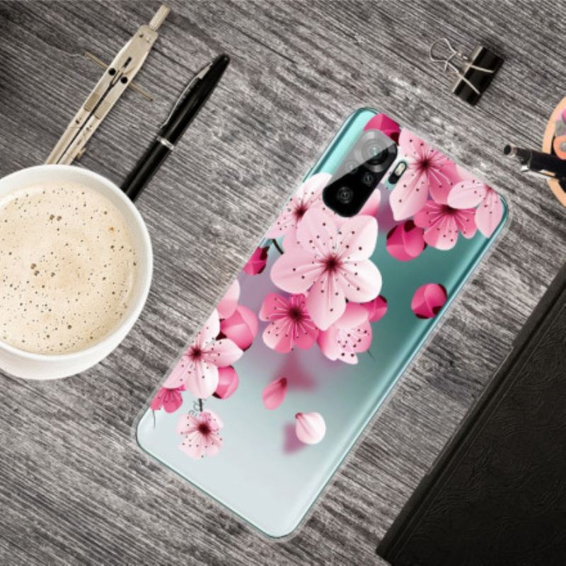 Coque Xiaomi Redmi Note 10/10S/Poco M5s Petites Fleurs Roses