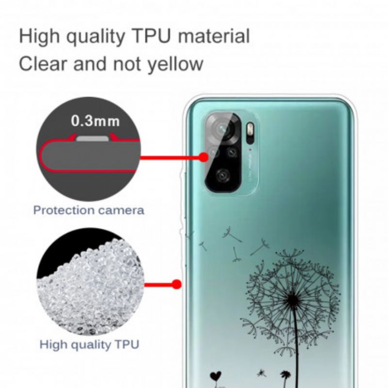 Coque Xiaomi Redmi Note 10/10S/Poco M5s Pissenlit Love