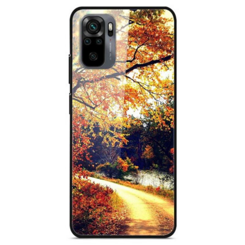 Coque Xiaomi Redmi Note 10/10S/Poco M5s Verre Trempé Forêt