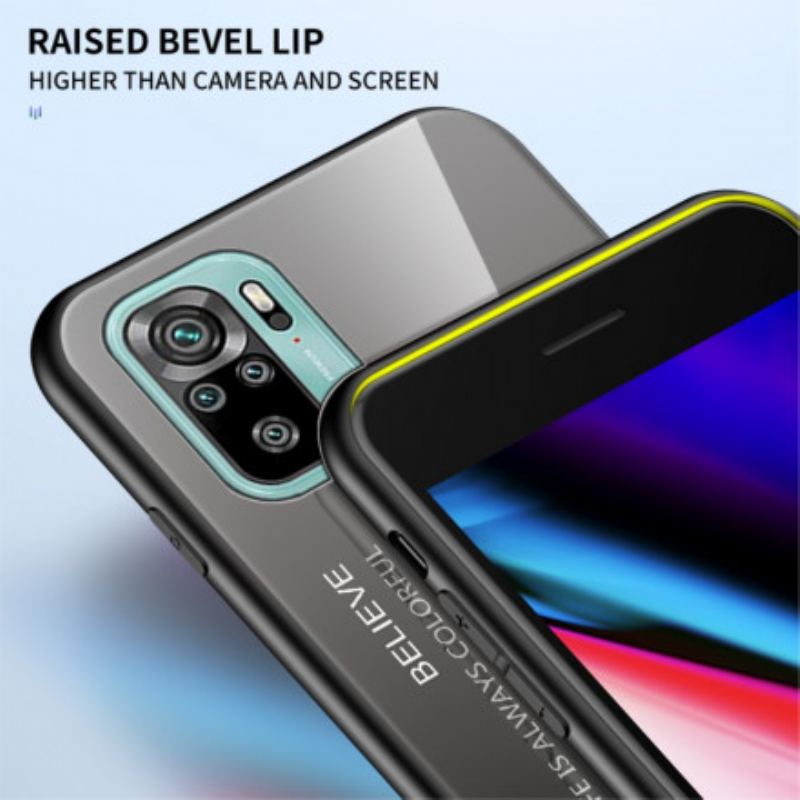 Coque Xiaomi Redmi Note 10/10S/Poco M5s Verre Trempé Hello