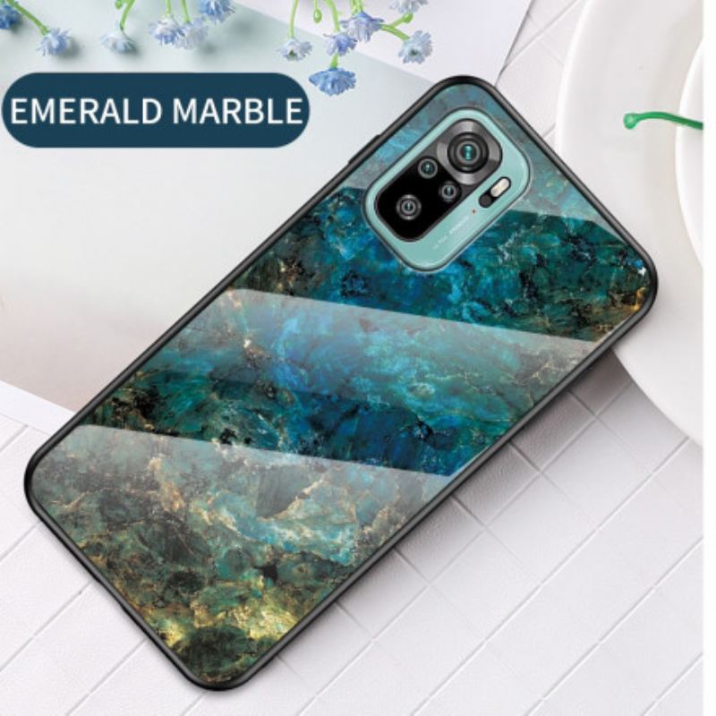 Coque Xiaomi Redmi Note 10/10S/Poco M5s Verre Trempé Marble Colors