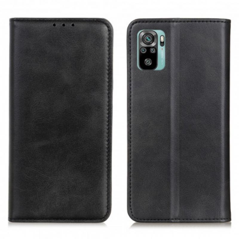 Flip Cover Xiaomi Redmi Note 10/10S/Poco M5s Cuir Fendu