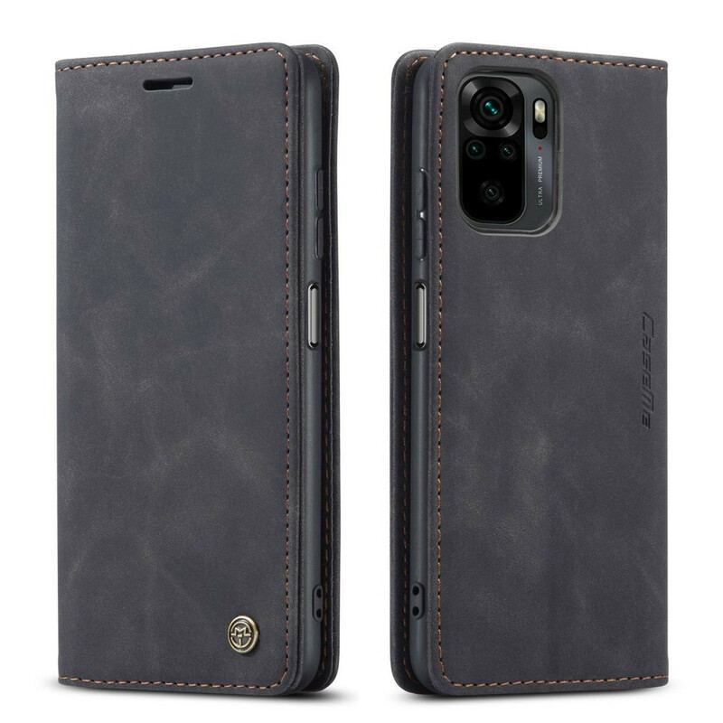 Flip Cover Xiaomi Redmi Note 10/10S/Poco M5s Effet Cuir CASEME