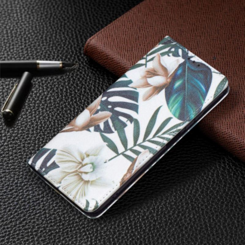 Flip Cover Xiaomi Redmi Note 10/10S/Poco M5s Feuilles