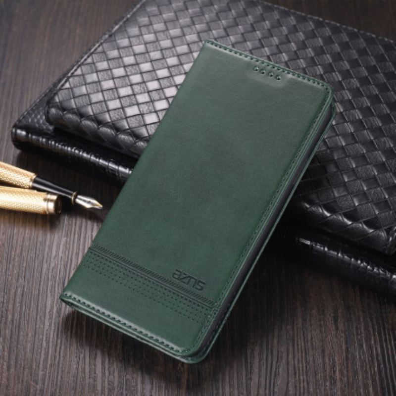 Flip Cover Xiaomi Redmi Note 10/10S/Poco M5s Style Cuir AZNS