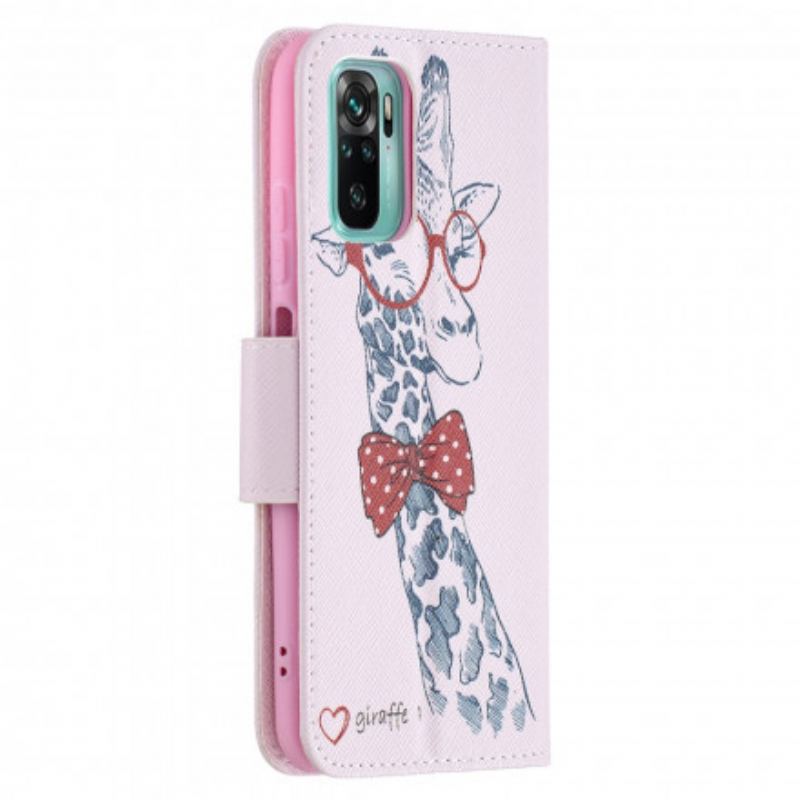 Housse Xiaomi Redmi Note 10/10S/Poco M5s Girafe Intello