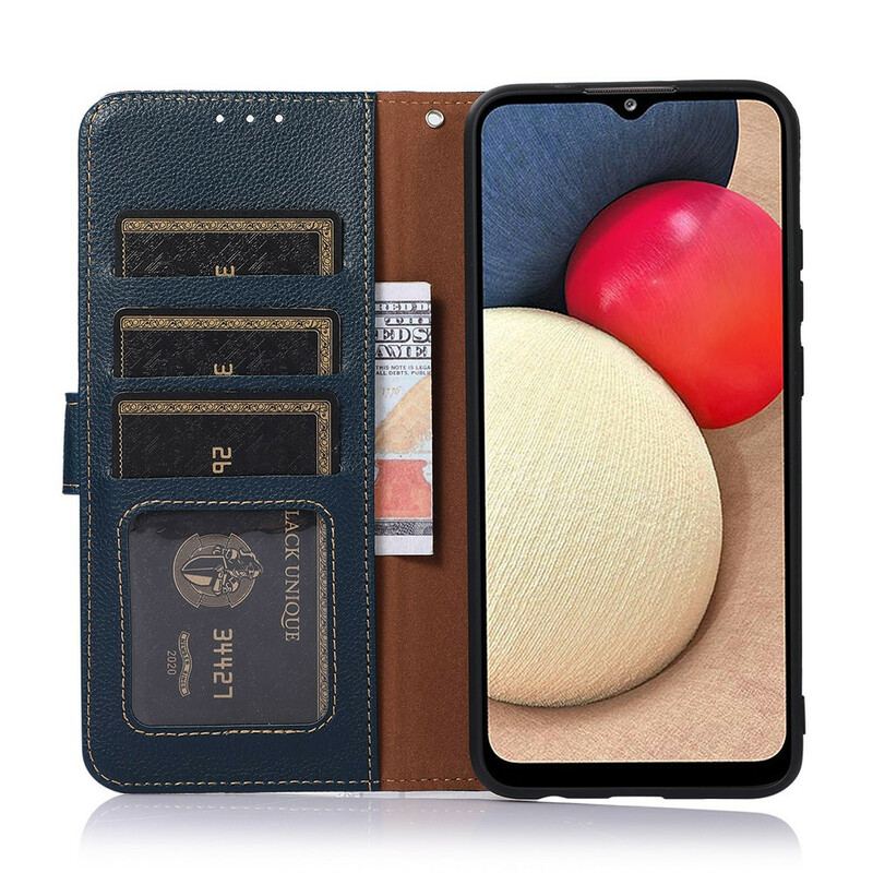 Housse Xiaomi Redmi Note 10/10S/Poco M5s Style Litchi RFID KHAZNEH