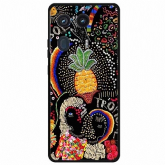 Coque Motorola Edge 50 Ultra Fleur d'Ananas