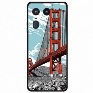 Coque Motorola Edge 50 Ultra Golden Gate