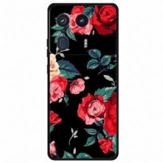 Coque Motorola Edge 50 Ultra Motif Noir et Rose