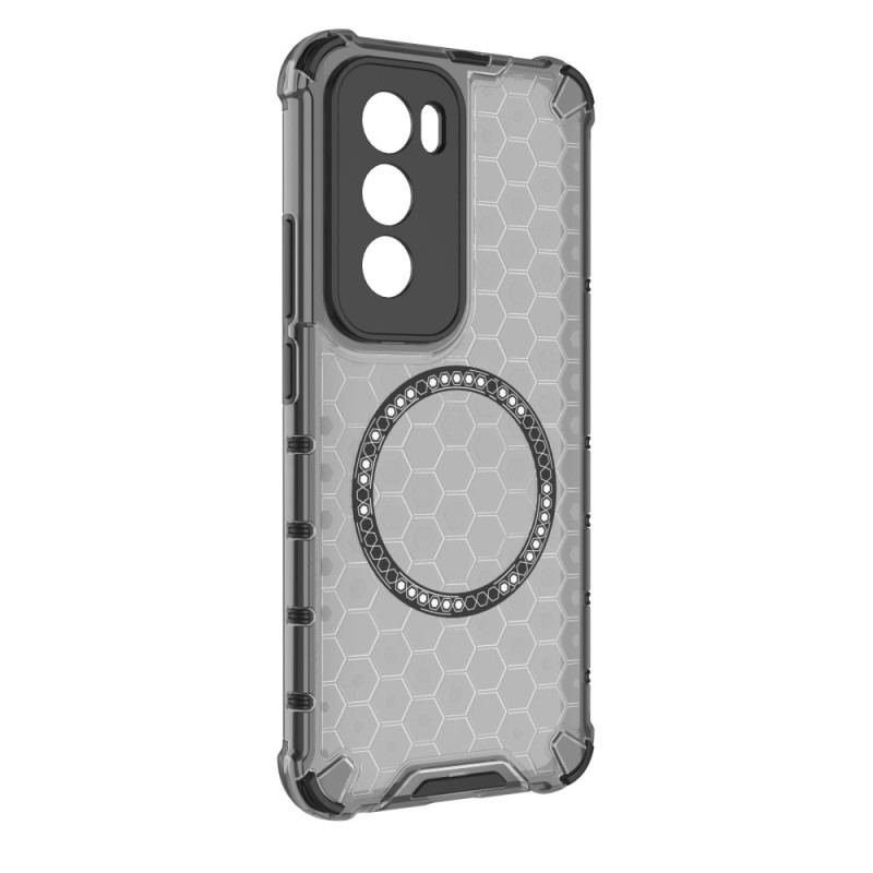 Coque Oppo Reno 12 Pro 5G Magnétique Nid d'Abeille