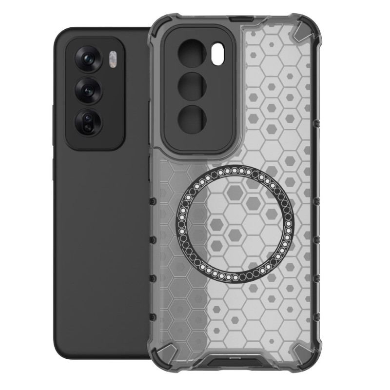 Coque Oppo Reno 12 Pro 5G Magnétique Nid d'Abeille