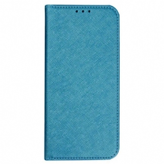 Flip Cover Oppo Reno 12 Pro Texture Croisée