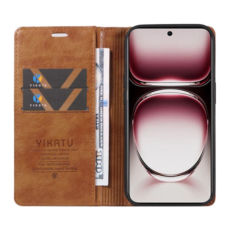 Flip Cover Oppo Reno 12 Pro Vintage YIKATU