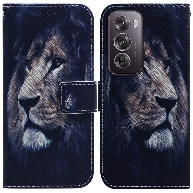 Housse Oppo Reno 12 Pro 5G Dreaming Lion