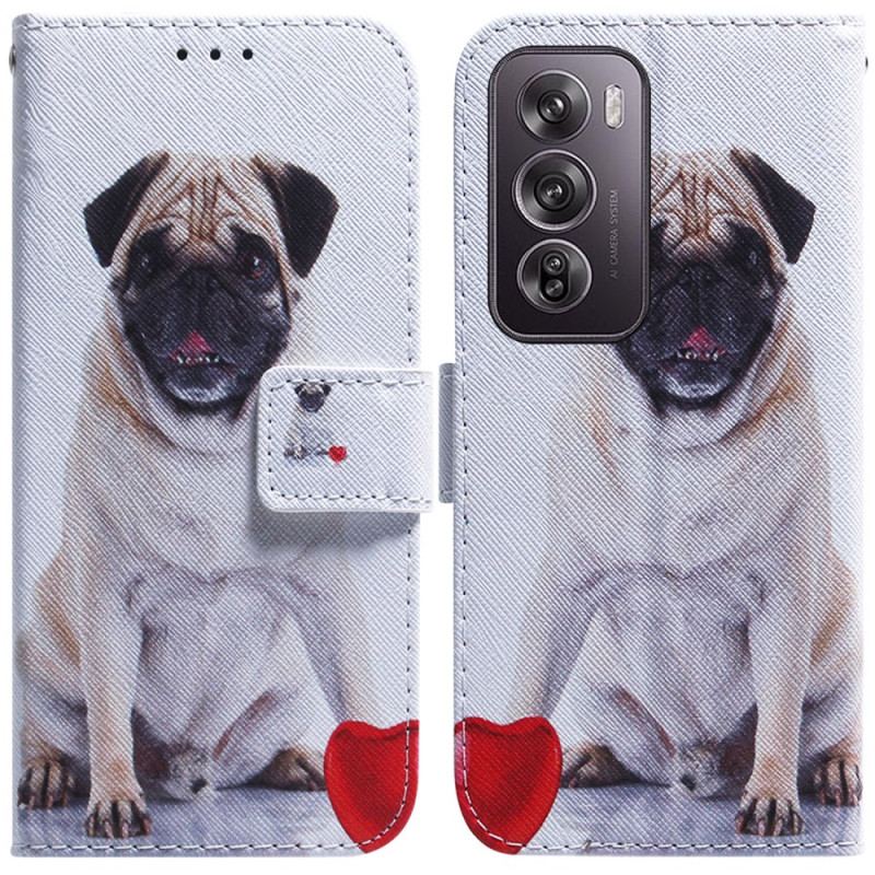 Housse Oppo Reno 12 Pro 5G Pug Dog