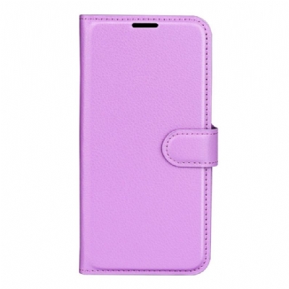 Housse Oppo Reno 12 Pro 5G Simili Cuir Litchi Classique