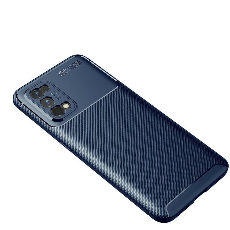 Coque Realme 7 Pro Flexible Texture Fibre Carbone