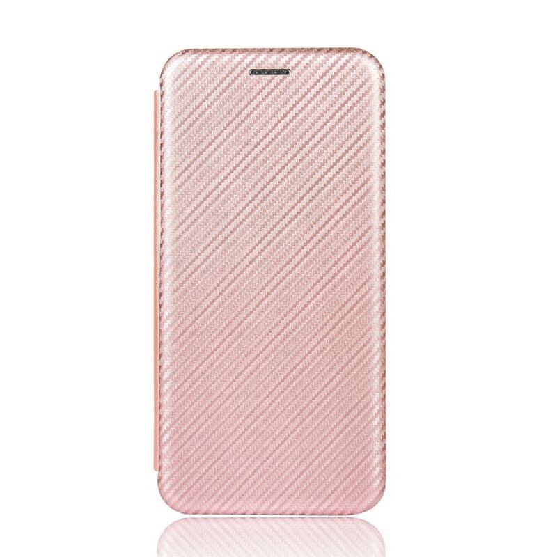 Flip Cover Realme 7 Pro Silicone Carbone Coloré