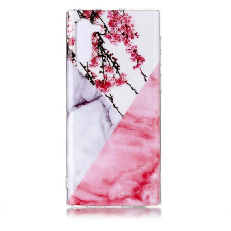 Coque Samsung Galaxy Note 10 Incroyable Marbre Floral