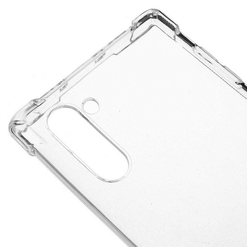 Coque Samsung Galaxy Note 10 Transparente Coins Renforcés