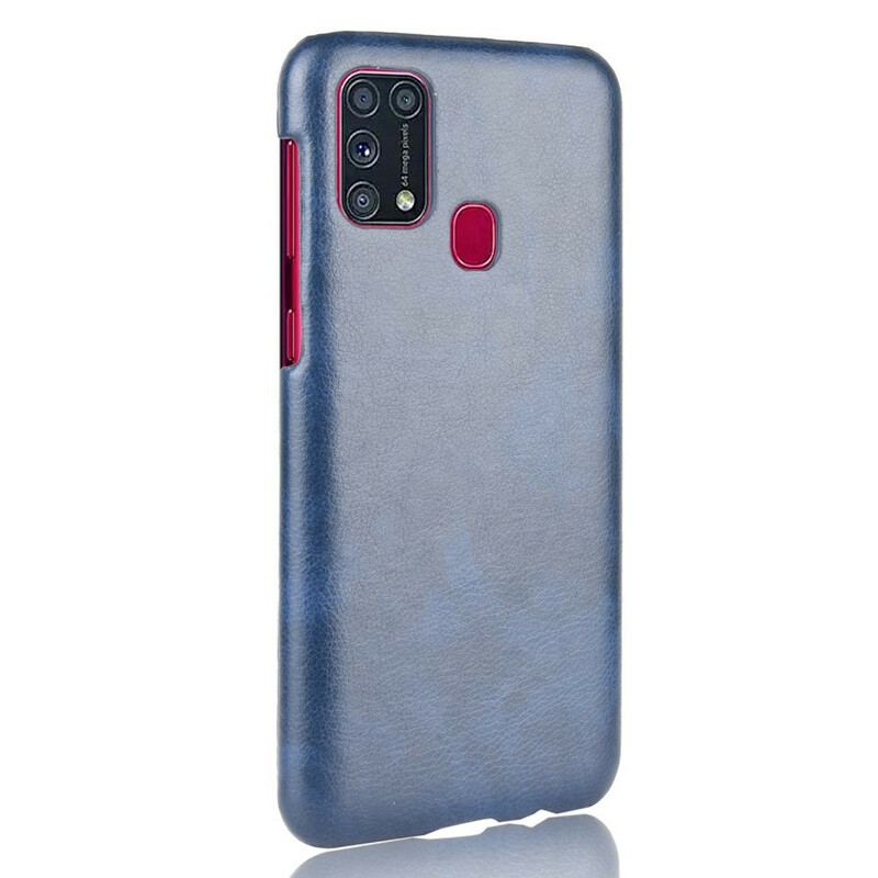 Coque Samsung Galaxy M31 Effet Cuir Litchi Performance