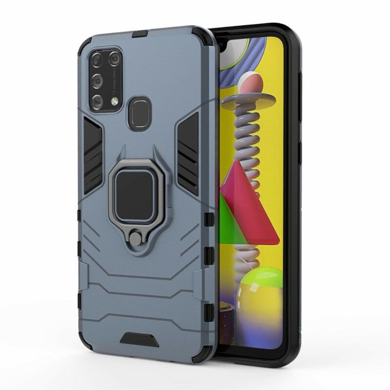 Coque Samsung Galaxy M31 Ring Résistante