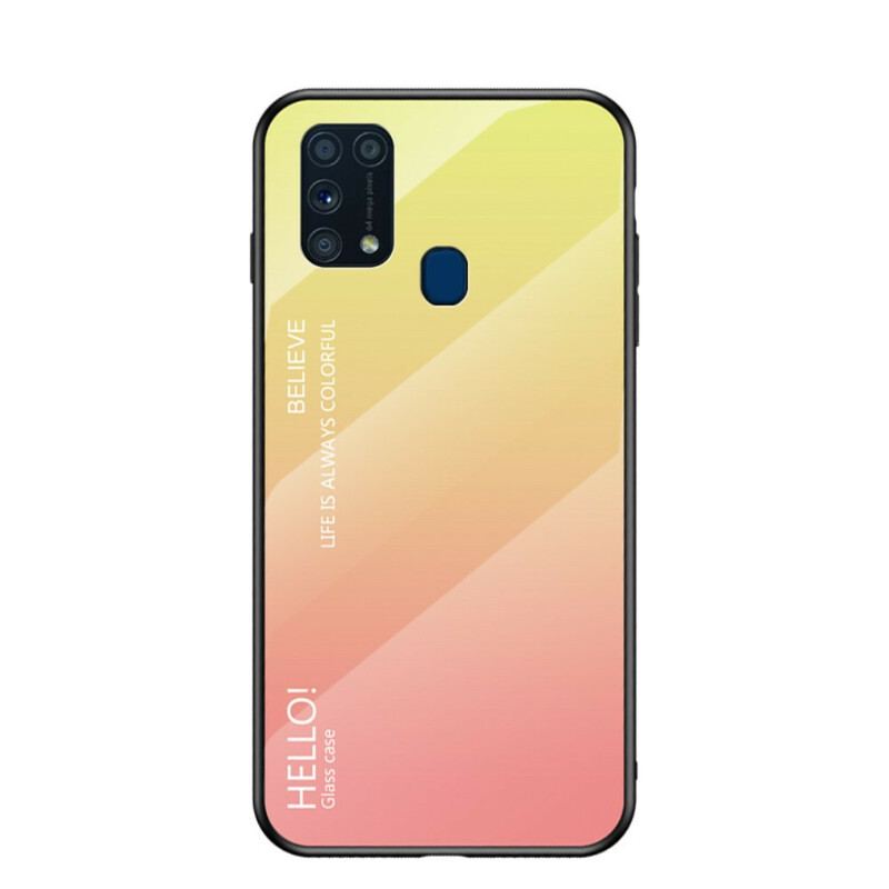 Coque Samsung Galaxy M31 Verre Trempé Hello