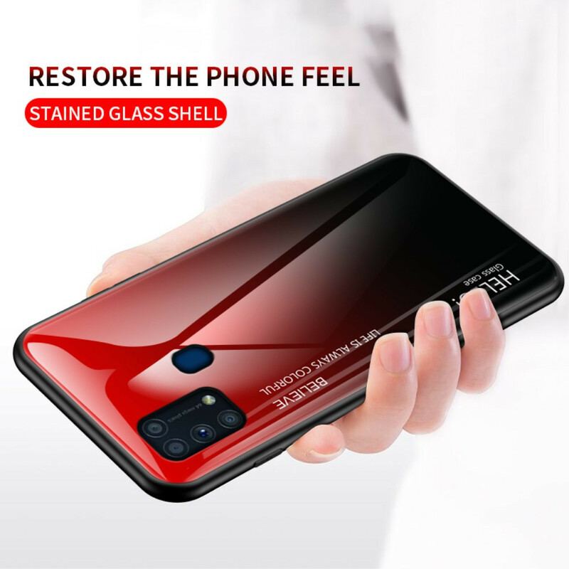 Coque Samsung Galaxy M31 Verre Trempé Hello