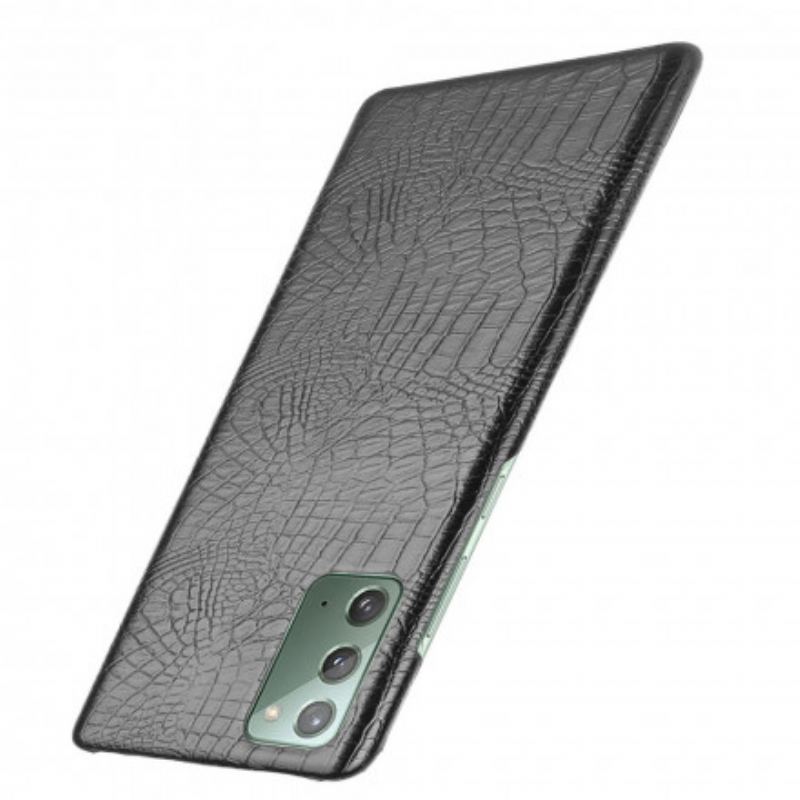 Coque Samsung Galaxy Note 20 Effet Peau de Crocodile